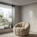 Round Channeled Lounge Chair | Eleonora Tina | Oroatrade.com