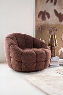Round Channeled Lounge Chair | Eleonora Tina | Oroatrade.com