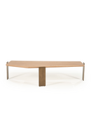 Asymmetrical Wooden Coffee Table | Eleonora Robert | Oroatrade.com
