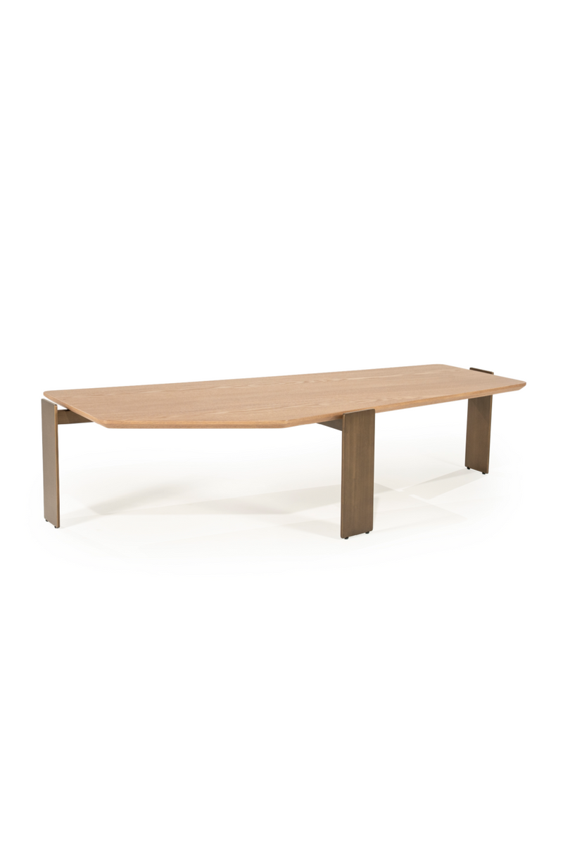 Asymmetrical Wooden Coffee Table | Eleonora Robert | Oroatrade.com