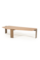 Asymmetrical Wooden Coffee Table | Eleonora Robert | Oroatrade.com
