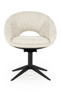 Rounded Open-Back Swivel Chair | Eleonora Nol | Oroatrade.com