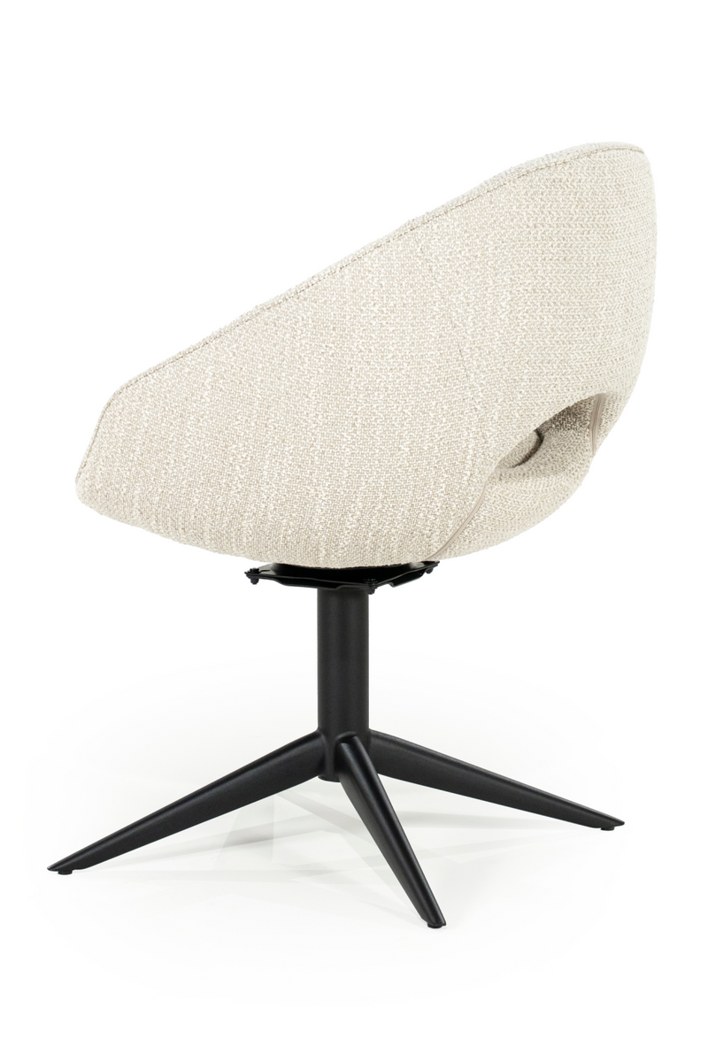Rounded Open-Back Swivel Chair | Eleonora Nol | Oroatrade.com