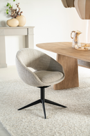 Rounded Open-Back Swivel Chair | Eleonora Nol | Oroatrade.com