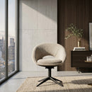 Rounded Open-Back Swivel Chair | Eleonora Nol | Oroatrade.com