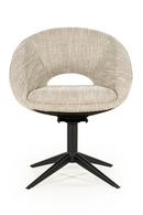 Rounded Open-Back Swivel Chair | Eleonora Nol | Oroatrade.com