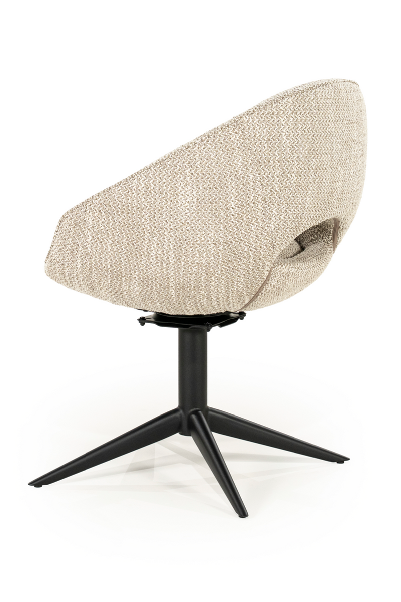 Rounded Open-Back Swivel Chair | Eleonora Nol | Oroatrade.com