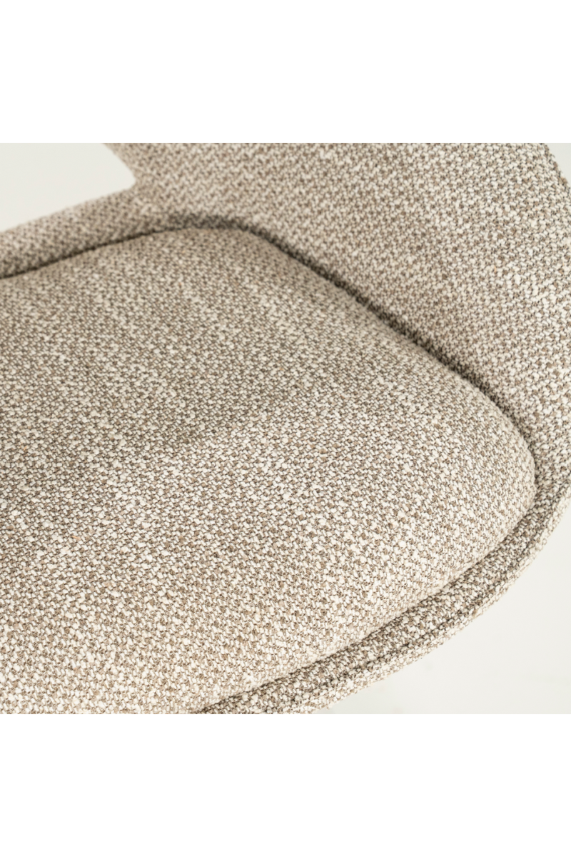 Rounded Open-Back Swivel Chair | Eleonora Nol | Oroatrade.com