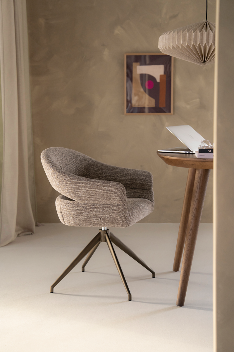Open-Back Swivel Chair | Eleonora Hailey
