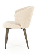 Curved Back Upholstered Dining Chair | Eleonora Mateo | Oroatrade.com