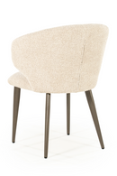 Curved Back Upholstered Dining Chair | Eleonora Mateo | Oroatrade.com