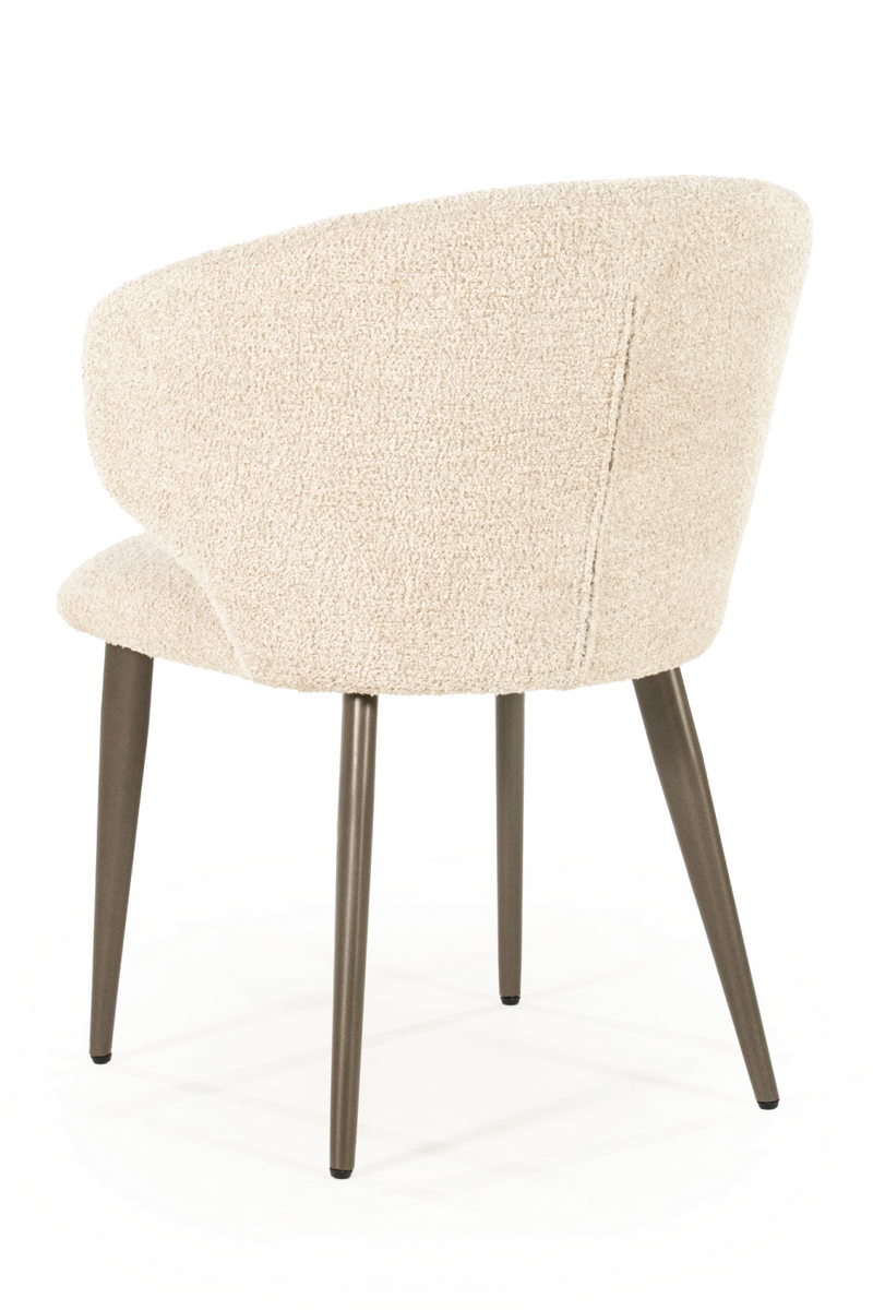 Curved Back Upholstered Dining Chair | Eleonora Mateo | Oroatrade.com