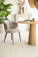 Curved Back Upholstered Dining Chair | Eleonora Mateo | Oroatrade.com