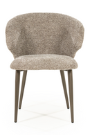 Curved Back Upholstered Dining Chair | Eleonora Mateo | Oroatrade.com