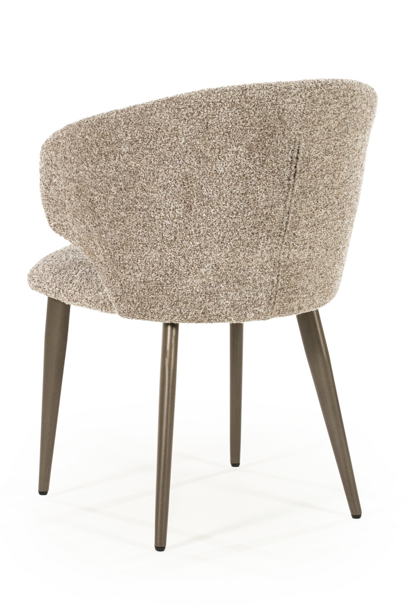 Curved Back Upholstered Dining Chair | Eleonora Mateo | Oroatrade.com