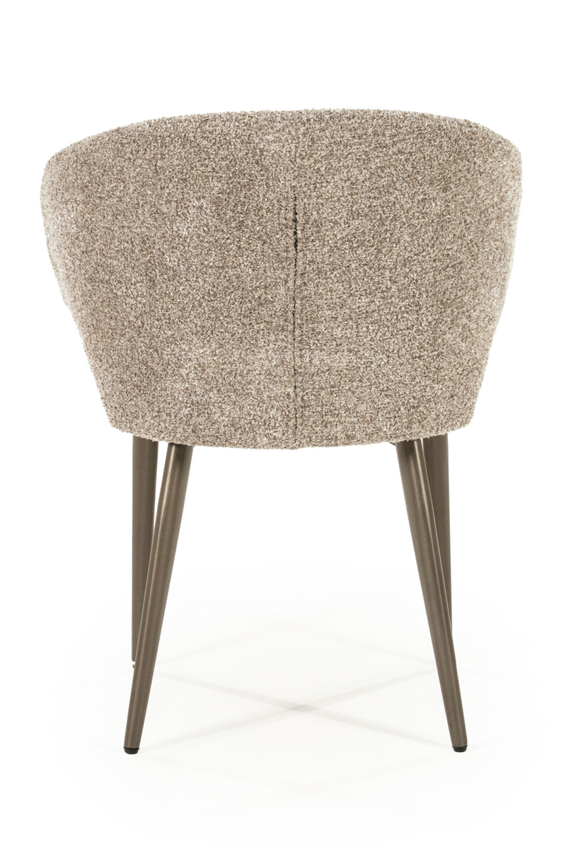 Curved Back Upholstered Dining Chair | Eleonora Mateo | Oroatrade.com