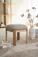 Cushioned Oak Stool | Eleonora Lottie | Oroatrade.com