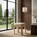 Cushioned Oak Stool | Eleonora Lottie | Oroatrade.com