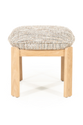 Cushioned Oak Stool | Eleonora Lottie | Oroatrade.com