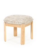 Cushioned Oak Stool | Eleonora Lottie | Oroatrade.com