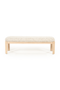 Cushioned Oak Bench | Eleonora Lottie | Oroatrade.com