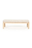Cushioned Oak Bench | Eleonora Lottie | Oroatrade.com