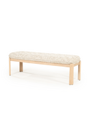 Cushioned Oak Bench | Eleonora Lottie | Oroatrade.com