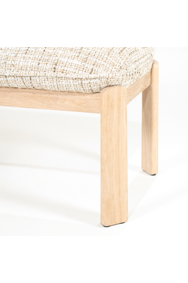 Cushioned Oak Bench | Eleonora Lottie | Oroatrade.com