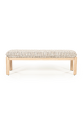 Cushioned Oak Bench | Eleonora Lottie | Oroatrade.com