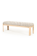 Cushioned Oak Bench | Eleonora Lottie | Oroatrade.com