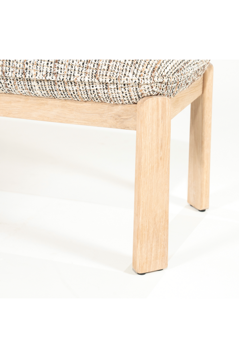 Cushioned Oak Bench | Eleonora Lottie | Oroatrade.com