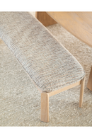 Cushioned Oak Bench | Eleonora Lottie | Oroatrade.com