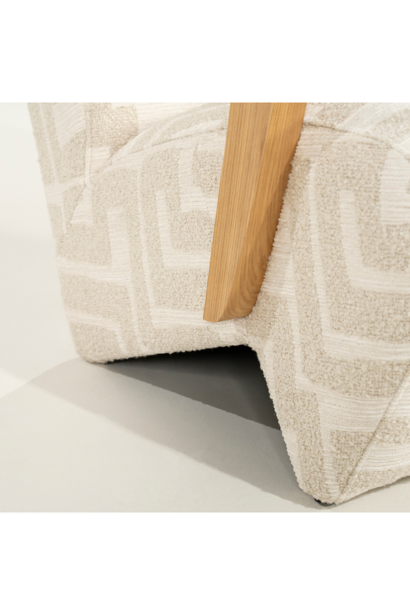 Printed Fabric Lounge Armchair | Eleonora Olek | Oroatrade.com