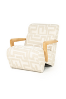 Printed Fabric Lounge Armchair | Eleonora Olek | Oroatrade.com