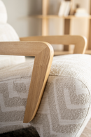 Printed Fabric Lounge Armchair | Eleonora Olek | Oroatrade.com