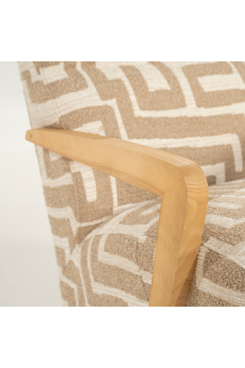 Printed Fabric Lounge Armchair | Eleonora Olek | Oroatrade.com