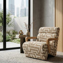 Printed Fabric Lounge Armchair | Eleonora Olek