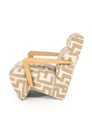 Printed Fabric Lounge Armchair | Eleonora Olek | Oroatrade.com
