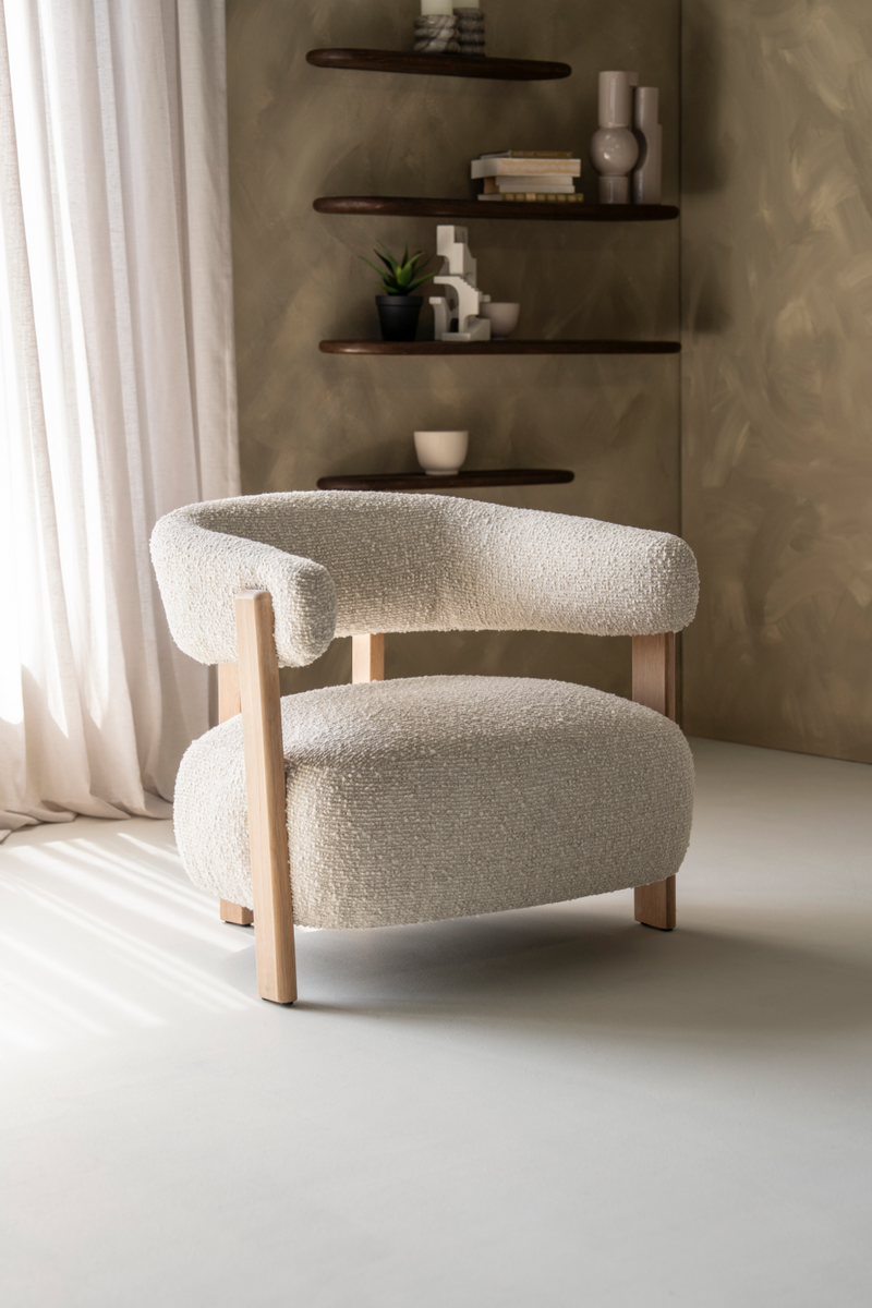Curved Back Lounge Armchair | Eleonora Lola | Oroatrade.com