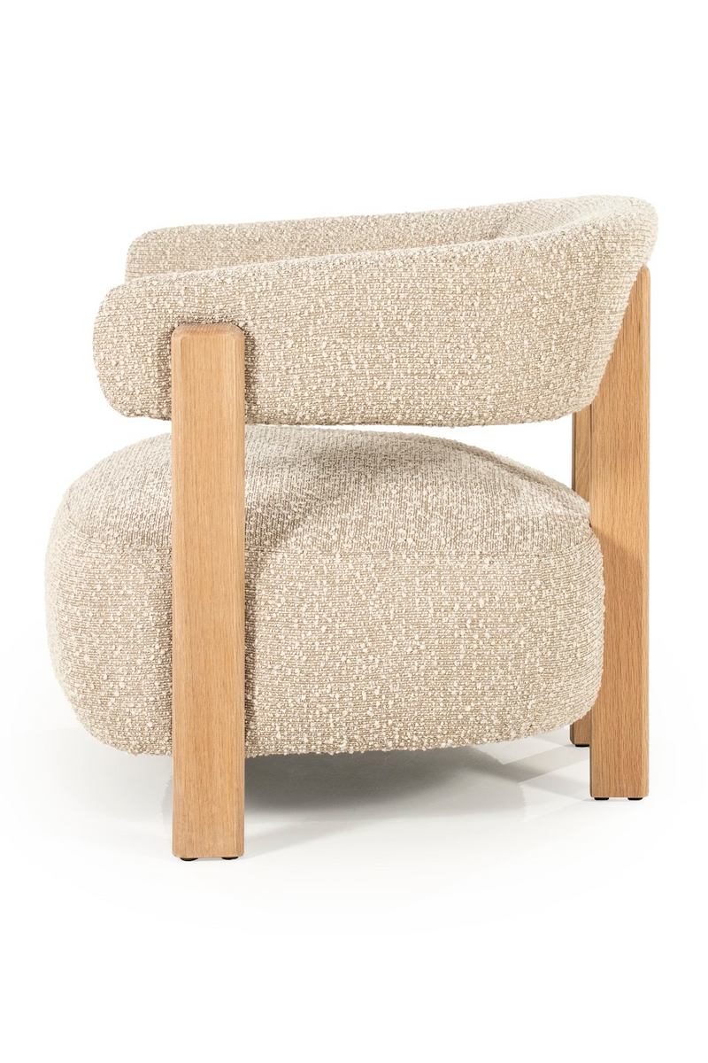 Curved Back Lounge Armchair | Eleonora Lola | Oroatrade.com