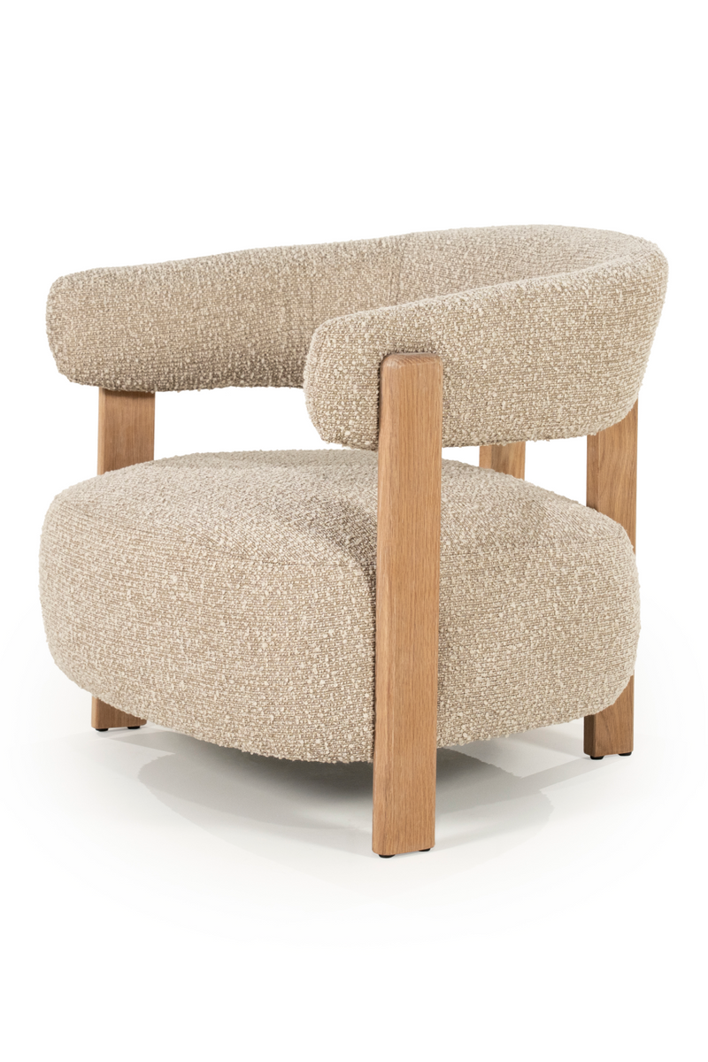 Curved Back Lounge Armchair | Eleonora Lola | Oroatrade.com