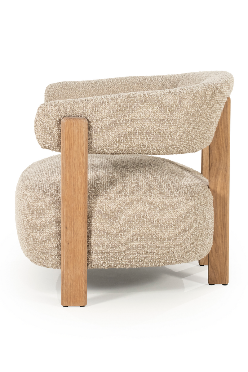 Curved Back Lounge Armchair | Eleonora Lola | Oroatrade.com