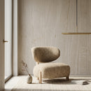 Cushioned Minimalist Lounge Chair | Eleonora Reza