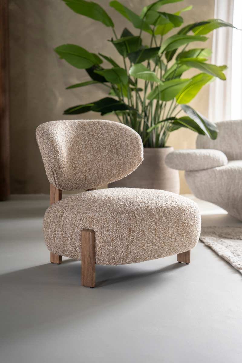 Chunky Cushioned Lounge Chair | Eleonora Reza | Oroatrade.com