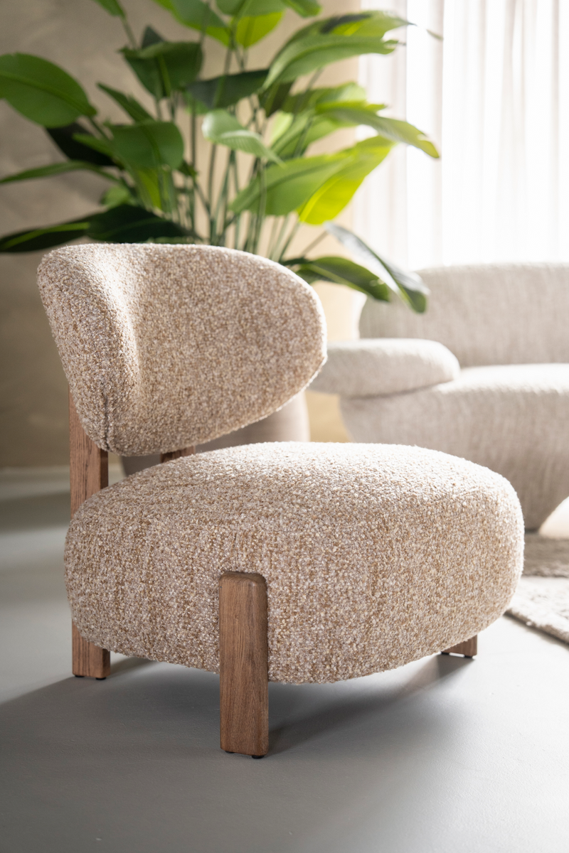 Chunky Cushioned Lounge Chair | Eleonora Reza | Oroatrade.com