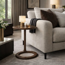 Wood Framed Marble Side Table | Eleonora Vito