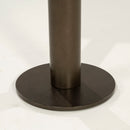 Hospitality furniture - Brown Marble Pedestal Side Table - www.oroatrade.com