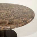 Brown Marble Pedestal Coffee Table | Eleonora Luigi