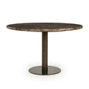 Brown Marble Pedestal Dining Table | Eleonora Luigi