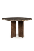 Brown Marble Round Dining Table | Eleonora Lando | Oroatrade.com